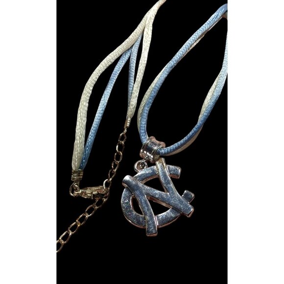 North Carolina State Blue And Silver Tone Pendant Necklace - Picture 6 of 7